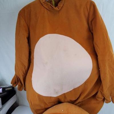 Adult Boy Monkey Mascot Costume, Needs to be Cleaned, Includes Body, Head, Feet