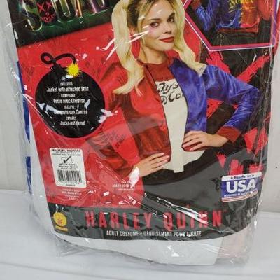 Adult Medium Harley Quinn Costume, Includes: Jacket with Attached Shirt - New