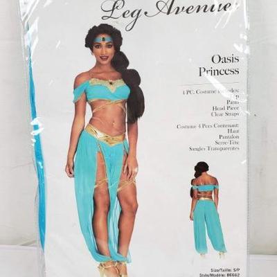Adult Size S/P Oasis Princess, 4 Piece Costume - New
