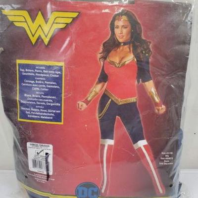 Adult Size Large (10-14) DC Wonder Woman Costume - New