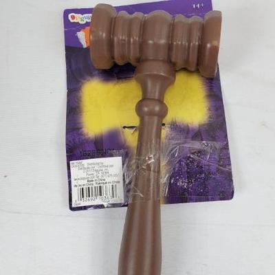 Toy Gavel - New, Damaged Package
