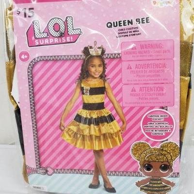 Kids Size Small (4-6) Queen Bee L.O.L Surprise! Costume - New