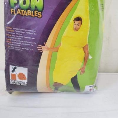 Adult Costume, Banana, Fun Flatables (Fan Included) - New