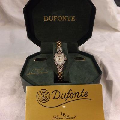 Vintage Ladies Dufonte by Lucien Piccard Watch 