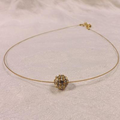 Monet Goldtone Choker Necklace