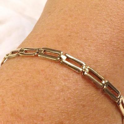 14k Chain Link Bracelet