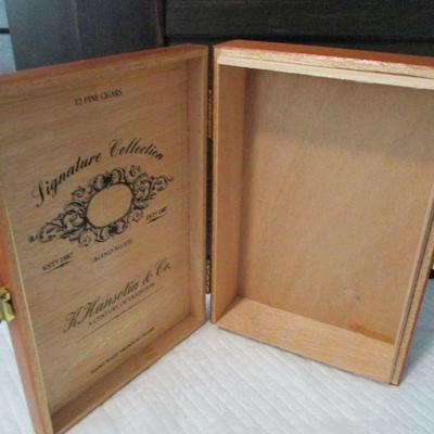 Lot 166 - K. Hansotia 101 Signature Wooden Cigar Box