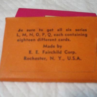 Lot 168 - Trading Cards - Ed-U-Cards - E.E Fairchild Corp