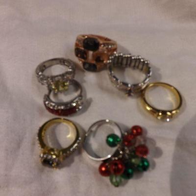 Collection of Rings Including Edco Ring