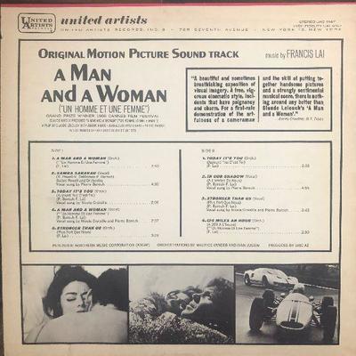 #93 An Original Soundtrack Recording A Man and a Woman UAL 4147