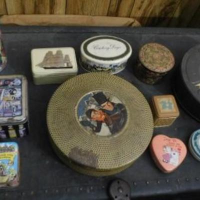 Collection of Vintage Tins