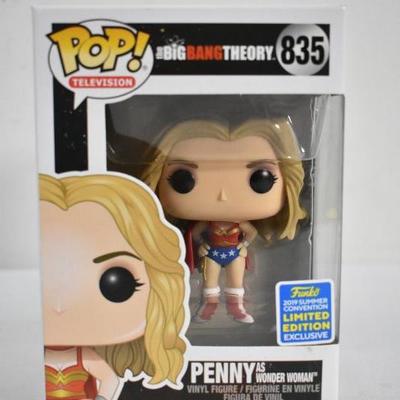 Funko Pop! The Big Bang Theory #835 Penny as Wonder Woman Vinyl Figure - New