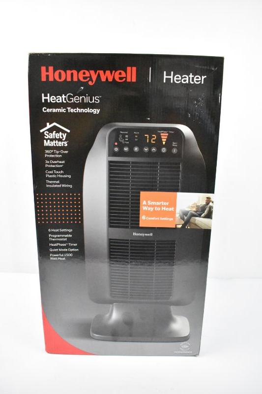 Honeywell Heater, Heat Genius, Ceramic Technology, 6 Settings New