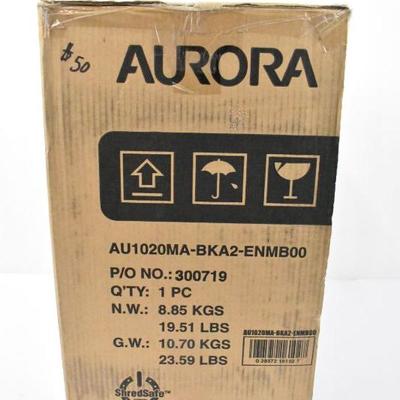 Aurora 10 Sheet Micro-Cut Paper Shredder AU1020MA - New, Open Box