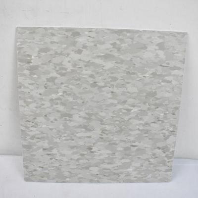 90 Square Feet of Mannington Commercial Gray Vinyl Tile - New