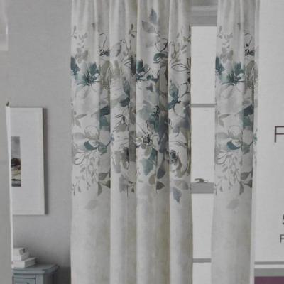 Curtain Panel by Window Curtains: 1 Panel Watercolor Floral 50