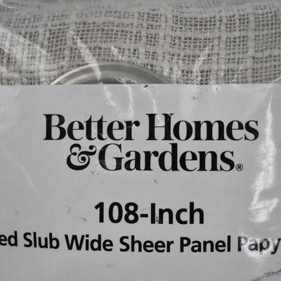 BH&G Grommet Curtain Panel: 52
