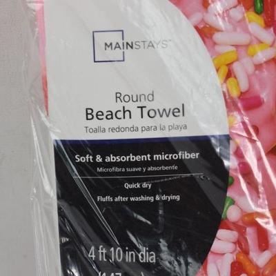 Round Beach Towel 58