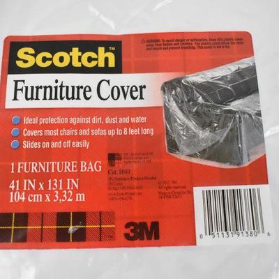 2 Plastic Furniture Covers by Scotch: 41