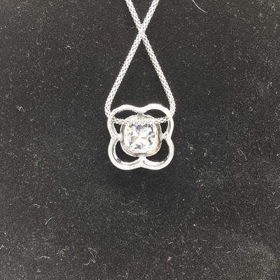 Lot 144 - Sterling Silver & Cubic Zirconia Set