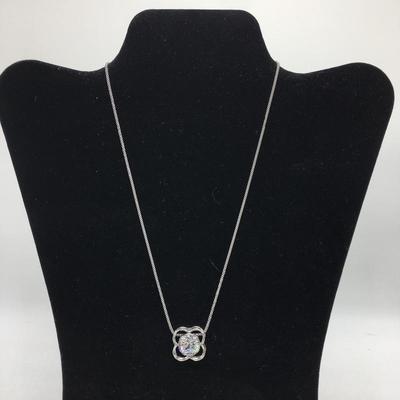 Lot 144 - Sterling Silver & Cubic Zirconia Set