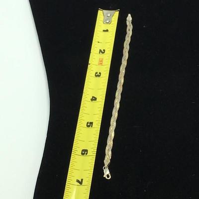 Lot 148 - Sterling Silver Bracelets & Necklace 