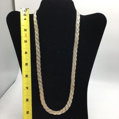 Lot 148 - Sterling Silver Bracelets & Necklace 