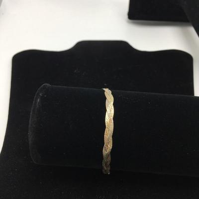 Lot 148 - Sterling Silver Bracelets & Necklace 