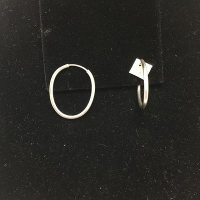 Lot 152 - Trio of Sterling Silver Earrings 