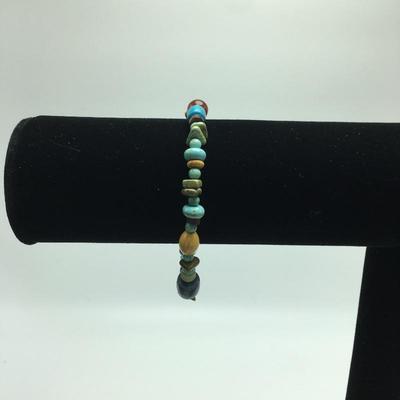 Lot 153 - Sterling Silver, Howlite, Sponge Coral Necklace & Bracelet