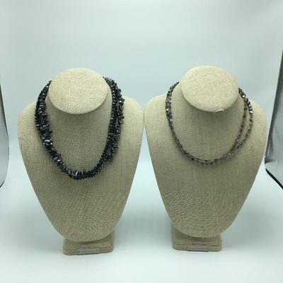 Lot 157 - Hematite, Sterling Silver & More Necklaces