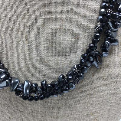 Lot 157 - Hematite, Sterling Silver & More Necklaces