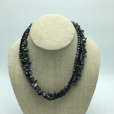 Lot 157 - Hematite, Sterling Silver & More Necklaces