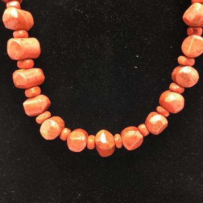 Lot 158 - Sponge Coral Necklace & More