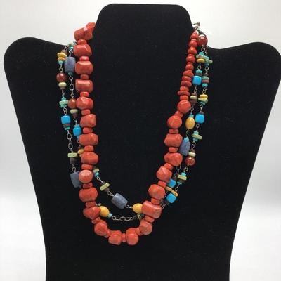 Lot 158 - Sponge Coral Necklace & More