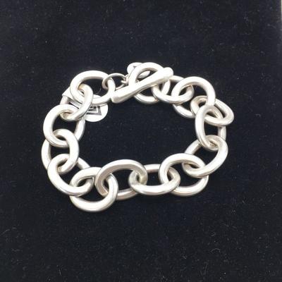 Lot 159 - Mother of Pearl Watch & Sterling Silver Bracelet 