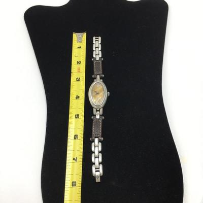 Lot 159 - Mother of Pearl Watch & Sterling Silver Bracelet 