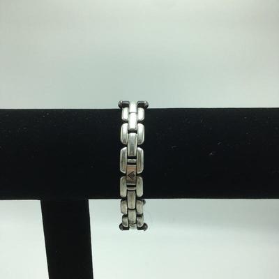 Lot 159 - Mother of Pearl Watch & Sterling Silver Bracelet 