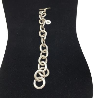 Lot 159 - Mother of Pearl Watch & Sterling Silver Bracelet 