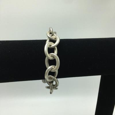 Lot 159 - Mother of Pearl Watch & Sterling Silver Bracelet 