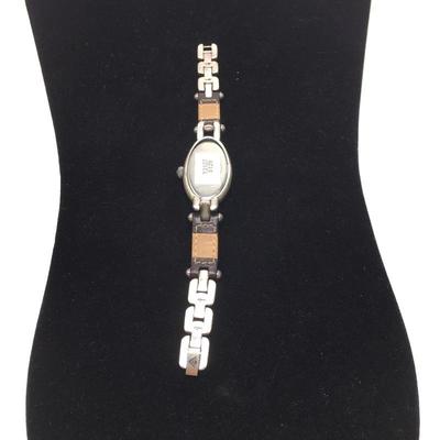 Lot 159 - Mother of Pearl Watch & Sterling Silver Bracelet 