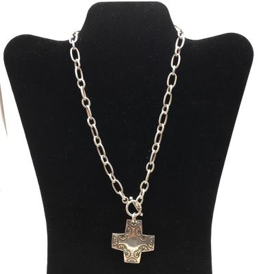 Lot 161 - Virtuosity Necklace & Hammered Sterling Silver Necklace 