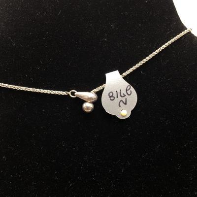 Lot 163 - Cosmo Cool Necklace & Sterling Silver Earrings 