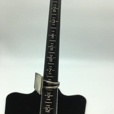 Lot 165 - Sterling Silver Cuff Bracelet & Ring 