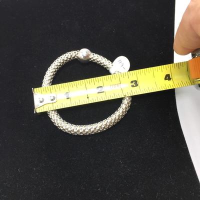 Lot 166 - Double Bar Necklace & Bracelet 