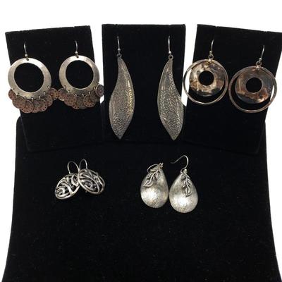 Lot 170 - Sterling Silver Earrings 