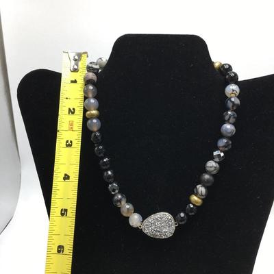 Lot 175 - Ode to Geode Necklace & Bracelet 