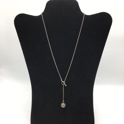 Lot 178 - Filigree Ball Pendant Necklace & Ring