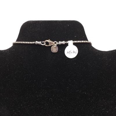 Lot 180 - Smoky Quartz & Sterling Silver Necklace & Bracelet 