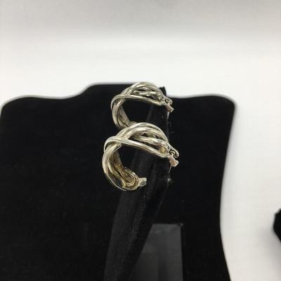 Lot 181 - Clip Earrings and Bracelet